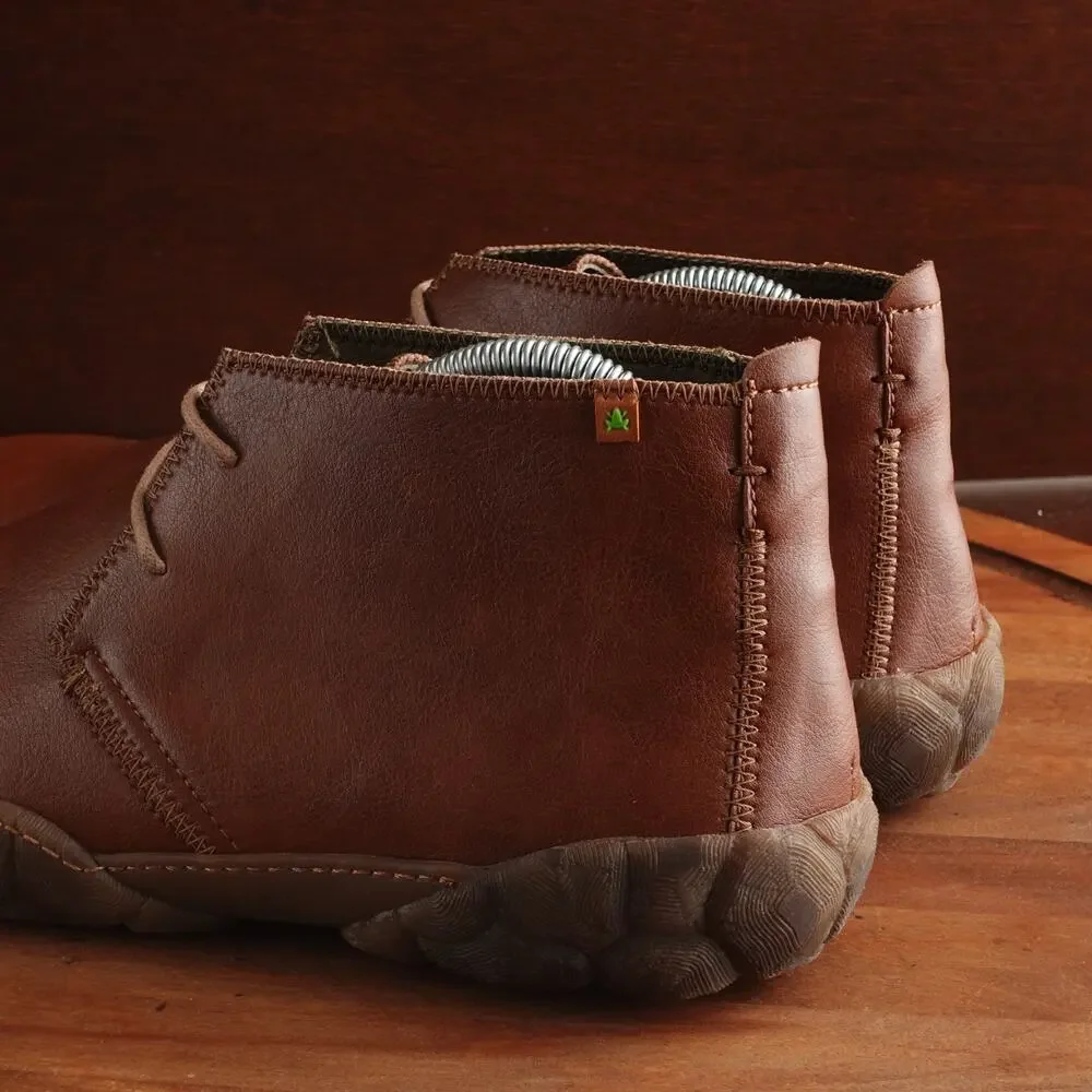 El Naturalista Boots Mens SZ EU 41 US 8.5 Brown Turtle Vegan Chukka Casual Ankle